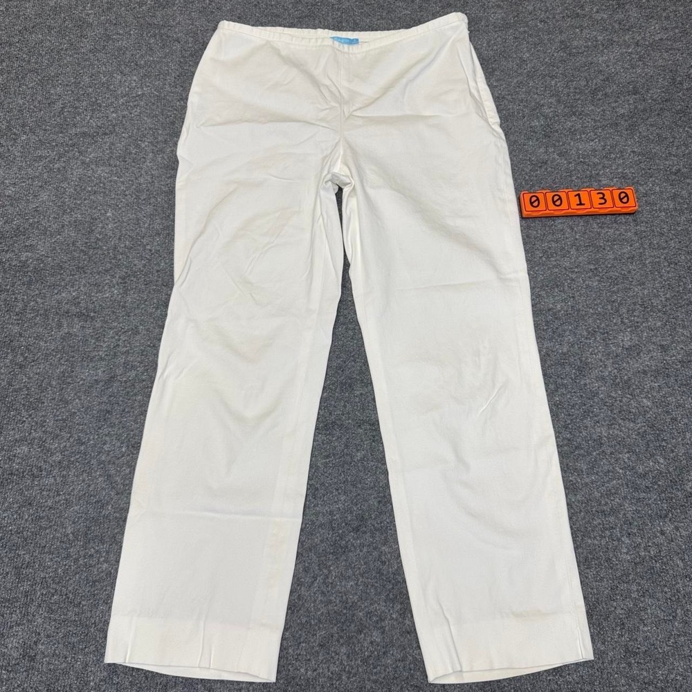 J. McLaughlin white pants size 8 side closure